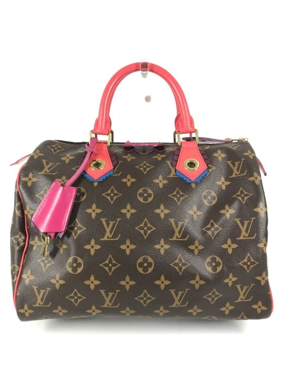 Louis Vuitton Handbag Speedy 30 Monogram Totem Canvas Brown